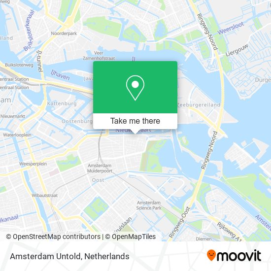 Amsterdam Untold map