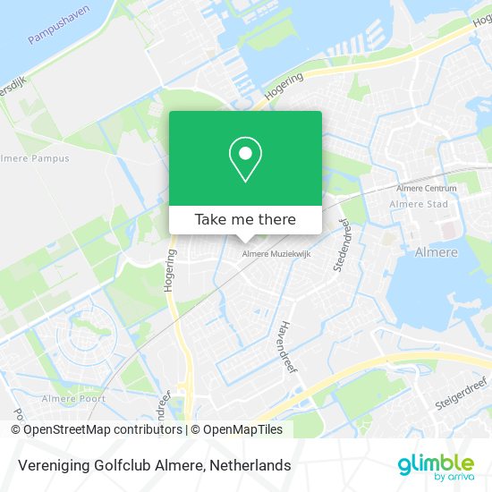 Vereniging Golfclub Almere Karte