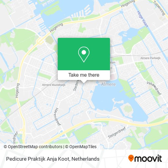 Pedicure Praktijk Anja Koot map