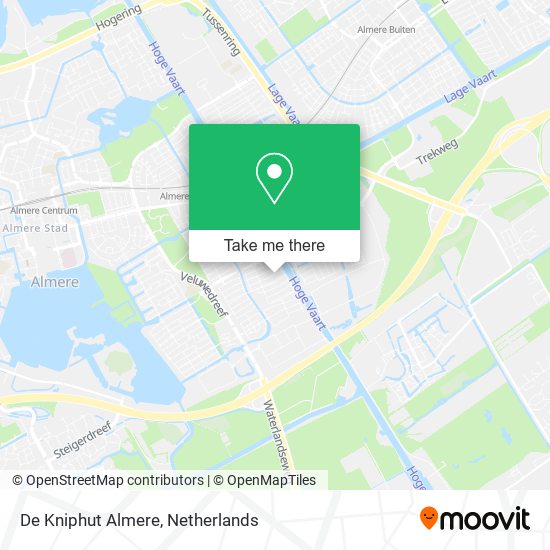De Kniphut Almere map