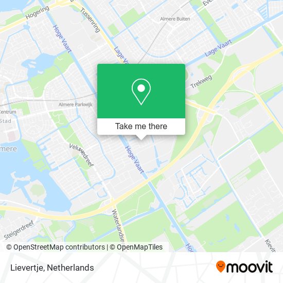 Lievertje map