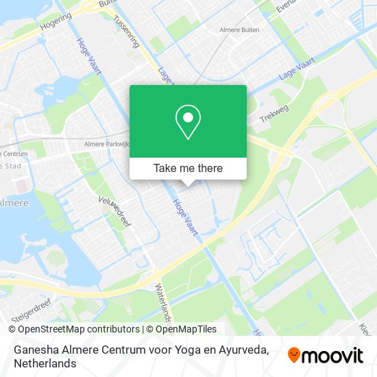 Ganesha Almere Centrum voor Yoga en Ayurveda map