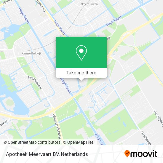 Apotheek Meervaart BV Karte