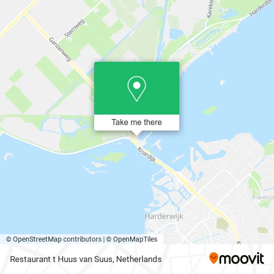 Restaurant t Huus van Suus map