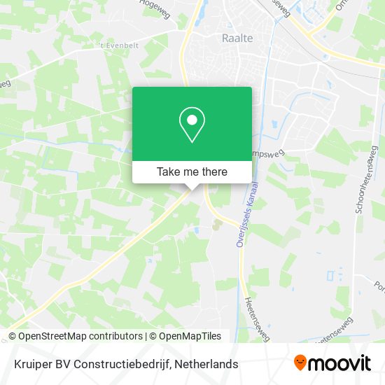 Kruiper BV Constructiebedrijf Karte