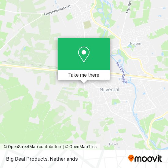 Big Deal Products map