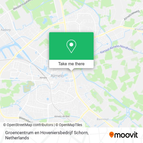 Groencentrum en Hoveniersbedrijf Schorn map