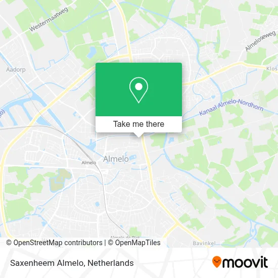 Saxenheem Almelo map