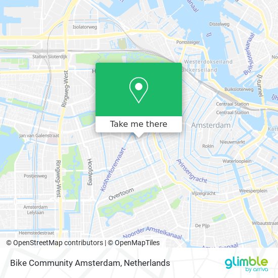 Bike Community Amsterdam Karte