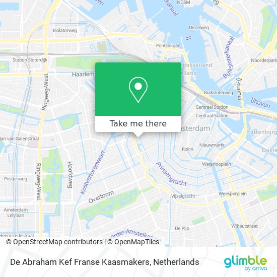 De Abraham Kef Franse Kaasmakers map