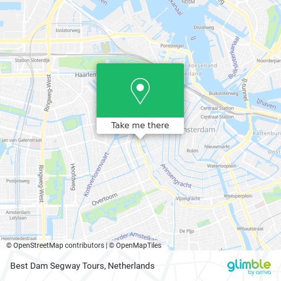 Best Dam Segway Tours map