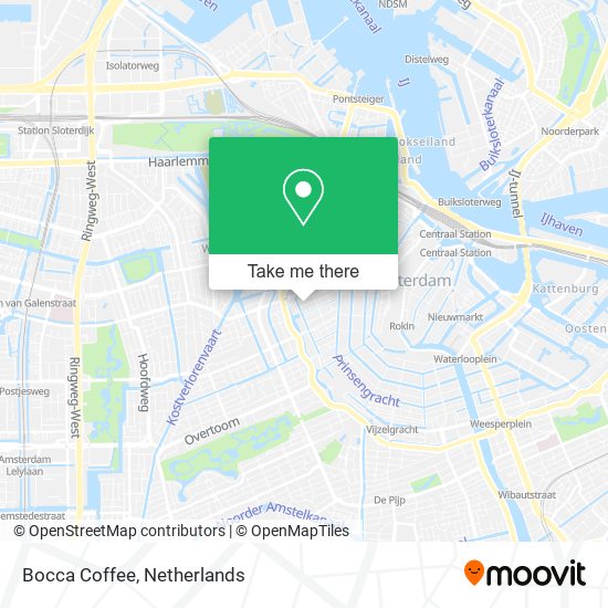 Bocca Coffee map