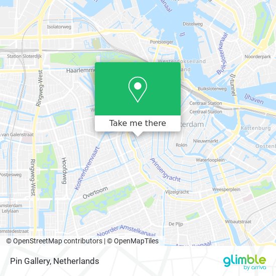 Pin Gallery map