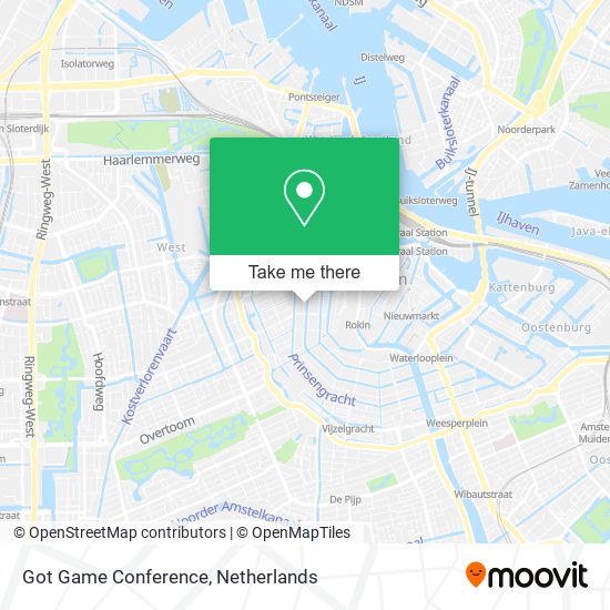 Got Game Conference map