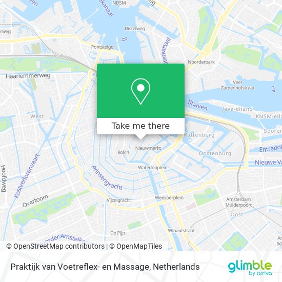 Praktijk van Voetreflex- en Massage map