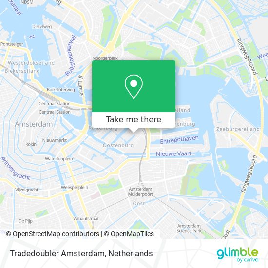 Tradedoubler Amsterdam map