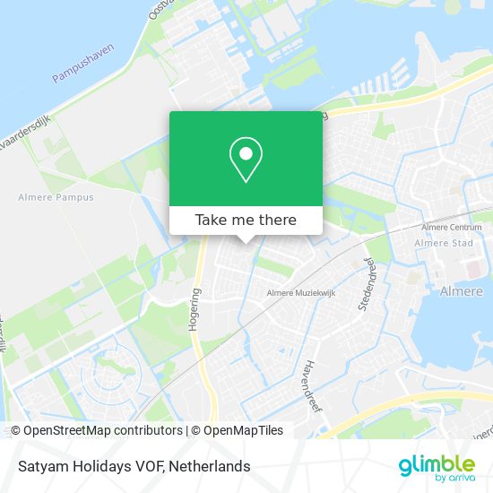 Satyam Holidays VOF map