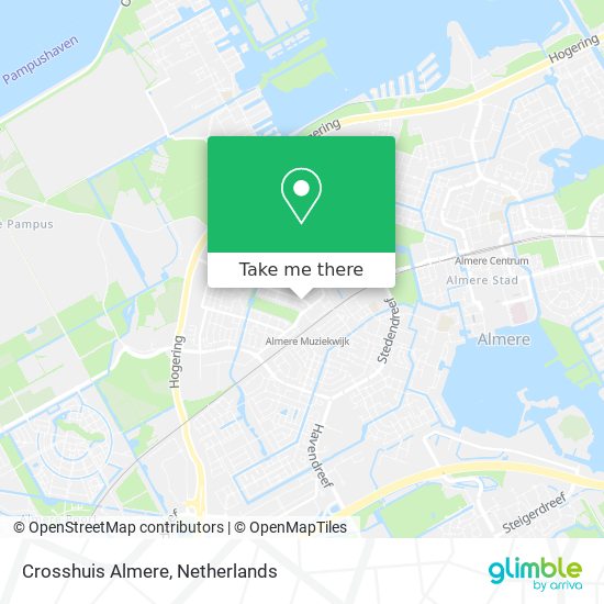 Crosshuis Almere map