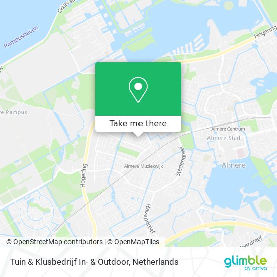 Tuin & Klusbedrijf In- & Outdoor map