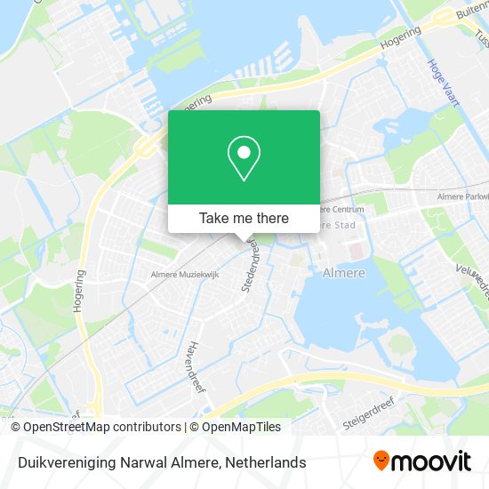 Duikvereniging Narwal Almere Karte