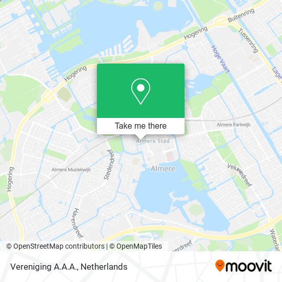 Vereniging A.A.A. map