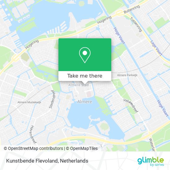 Kunstbende Flevoland Karte