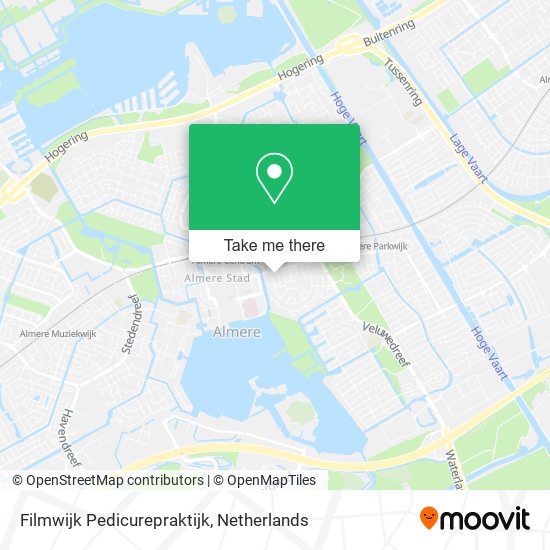 Filmwijk Pedicurepraktijk map