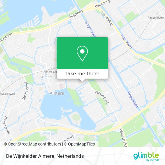 De Wijnkelder Almere map