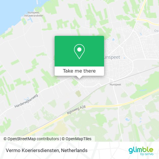 Vermo Koeriersdiensten map