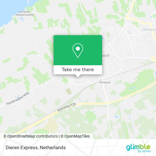 Dieren Express map