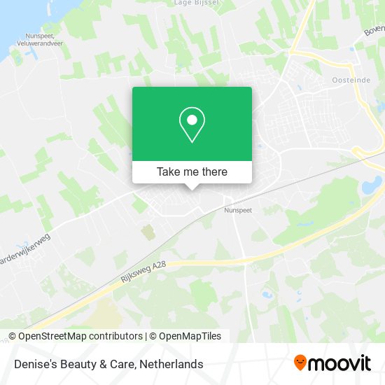 Denise's Beauty & Care map