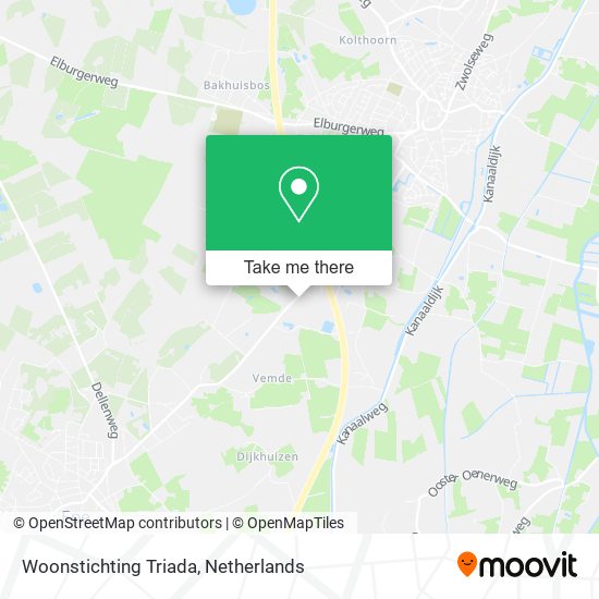 Woonstichting Triada map