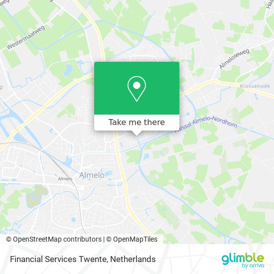 Financial Services Twente map