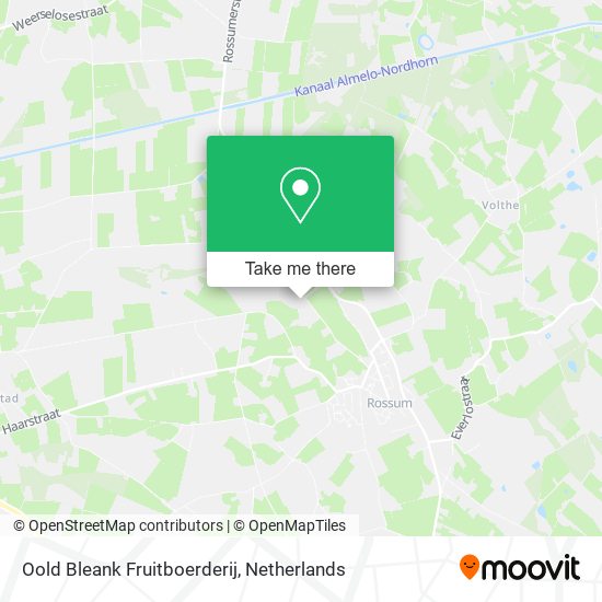 Oold Bleank Fruitboerderij map
