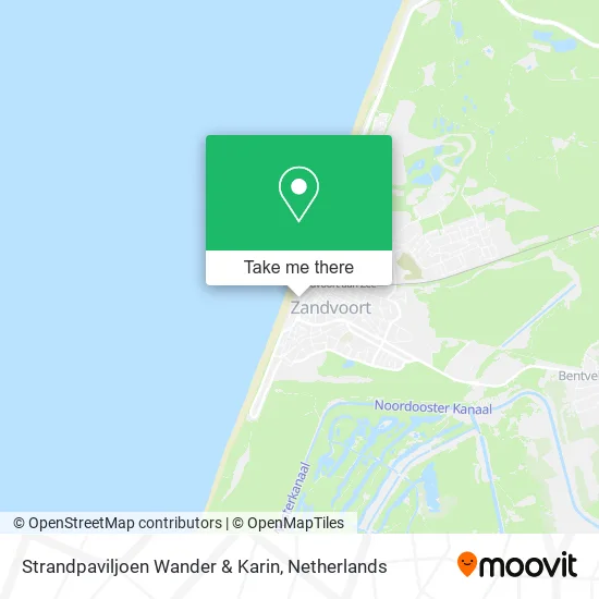 Strandpaviljoen Wander & Karin map