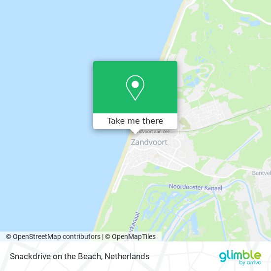 Snackdrive on the Beach map