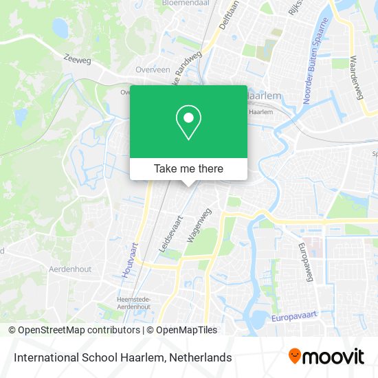 International School Haarlem map