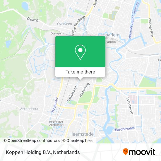 Koppen Holding B.V. map