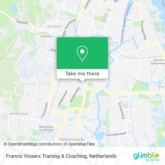 Francis Vissers Training & Coaching map