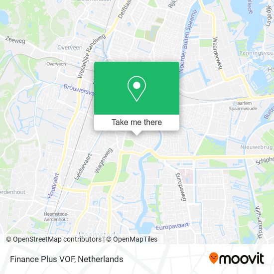 Finance Plus VOF map