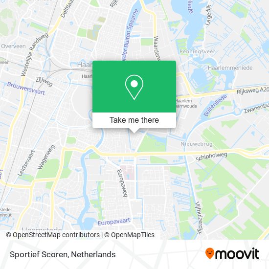 Sportief Scoren map