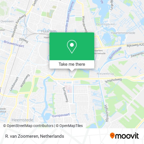 R. van Zoomeren map