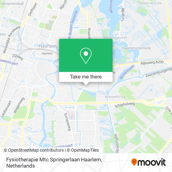 Fysiotherapie Mtc Springerlaan Haarlem map