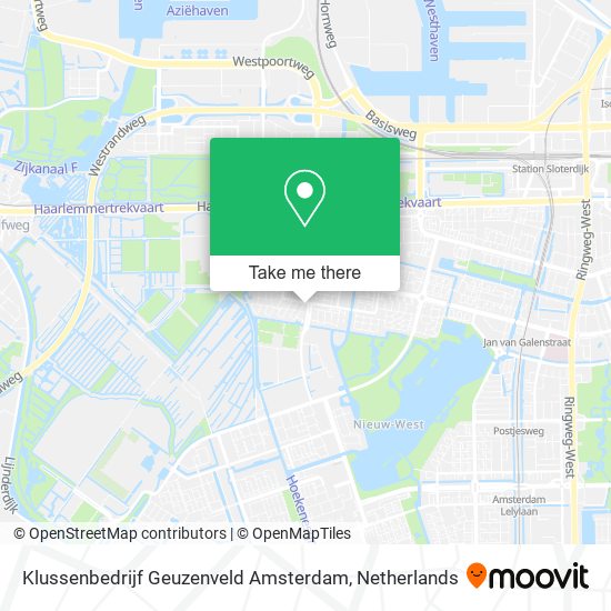 Klussenbedrijf Geuzenveld Amsterdam Karte