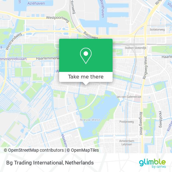 Bg Trading International map