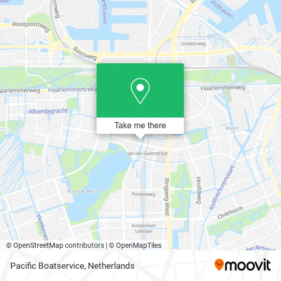 Pacific Boatservice map