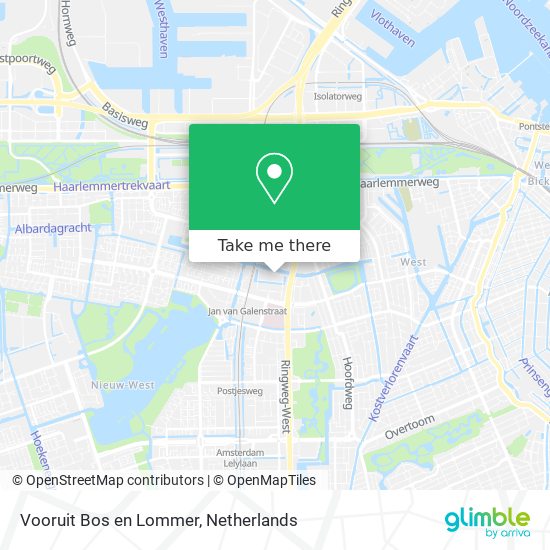 Vooruit Bos en Lommer map