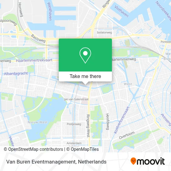 Van Buren Eventmanagement map