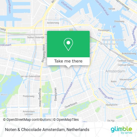 Noten & Chocolade Amsterdam map