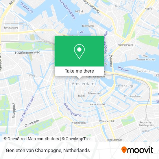 Genieten van Champagne map